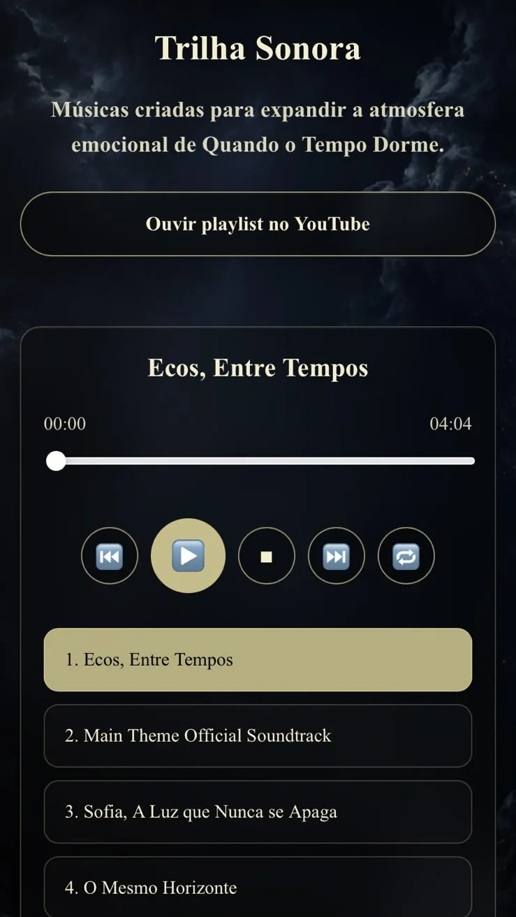 Reprodutor da trilha sonora